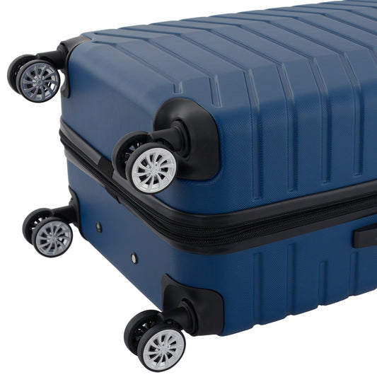 WRANGLER 3 PC EXPANDABLE LUGGAGE, Navy